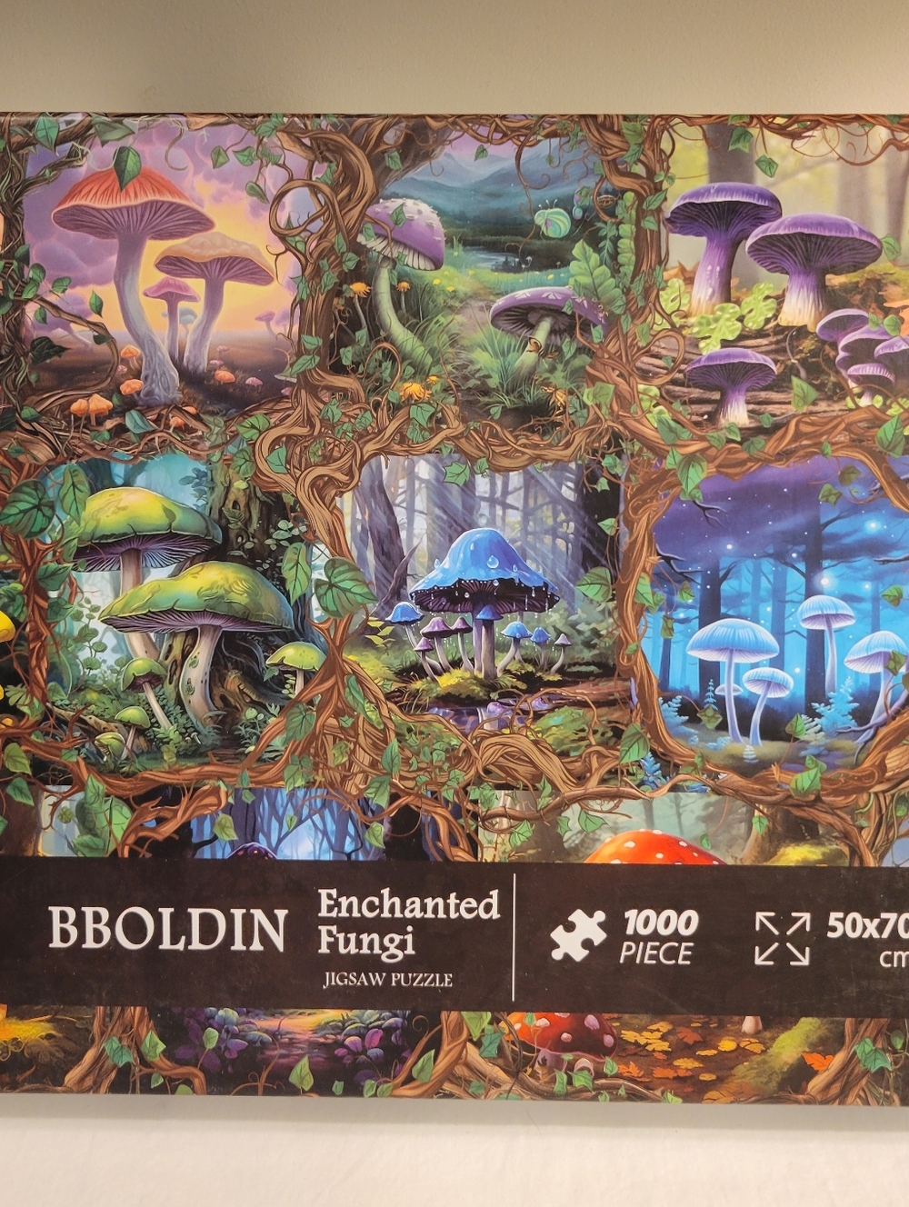 🧩EUC~BBOLDIN-  ENCHANTED FUNGI. 1000 PC JIGSAW PUZZLE